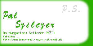 pal szilczer business card